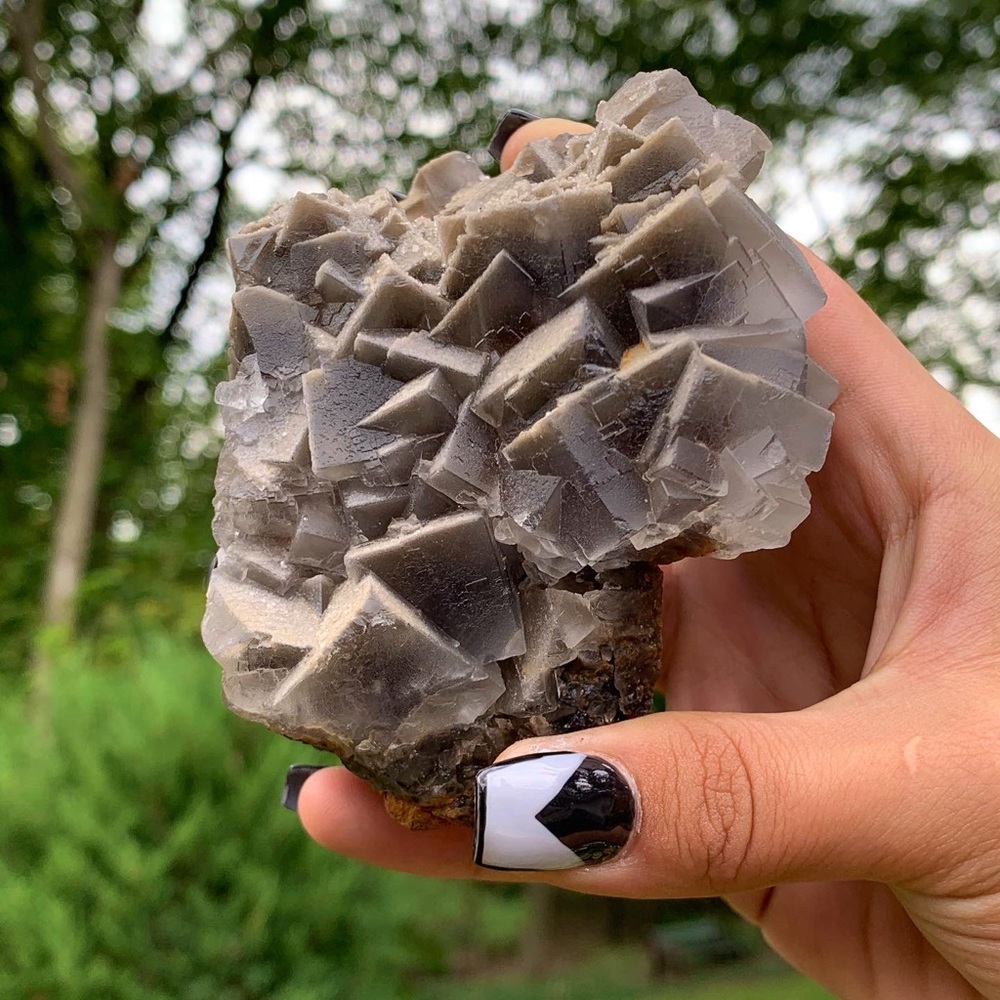 Raw Purple Fluorite - Display Piece